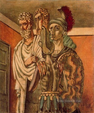  realismus - Gladiatoren 1930 Giorgio de Chirico Metaphysischer Surrealismus